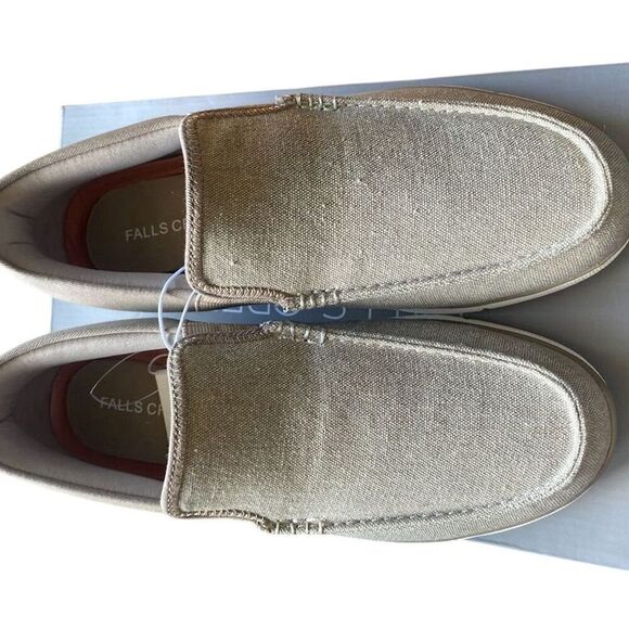 Men's Brown Loafer Slip-On Shoes Size 9M Casual Comfort Durable - Picture 3 of 8